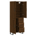 vidaXL Skříň highboard hnědý dub 69,5 x 34 x 180 cm kompozitní dřevo