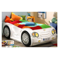 Dětská postel auto Sleepcar bílá