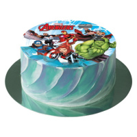 Fondánový list na dort Avengers - bez cukru 15,5 cm