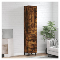 vidaXL Skříň highboard kouřový dub 34,5 x 34 x 180 cm kompozitní dřevo