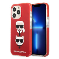 Karl Lagerfeld KLHCP13LTPE2TR hard silikonové pouzdro iPhone 13 / 13 Pro 6.1