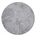Oboustranný koberec DuoRug 5845 šedý kruh