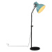 vidaXL Stojací lampa 25 W modrá patina 30 x 30 x 90–150 cm E27