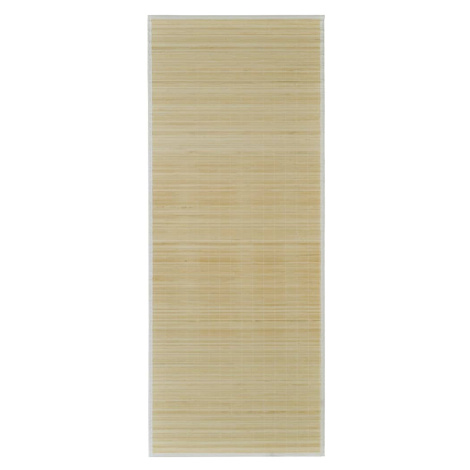 vidaXL Obdélníková přirozeně zbarvená bambusová rohož / koberec 150 x 200 cm