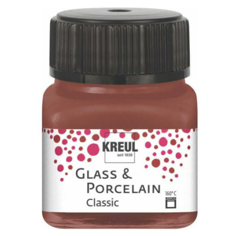 Kreul Barva na sklo a porcelán  classic 20 ml KOŇAKOVÁ