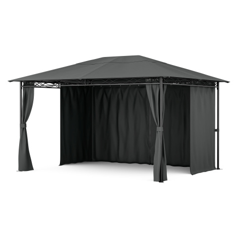 Blumfeldt Mondo 3x4 altán s kovovým rámem a 4 bočními stěnami