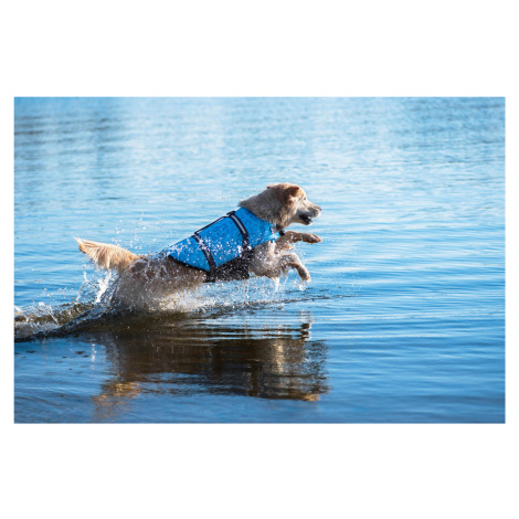 Vsepropejska Orsa plovací vesta pro psa Barva: Zelená, Délka zad (cm): 48, Obvod hrudníku: 82 - 