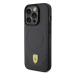 Ferrari hard silikonové pouzdro iPhone 15 PRO 6.1" black Carbon Metal Logo MagSafe