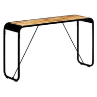 Konzolový stolek 140x35x76 cm masivní hrubé mangovníkové dřevo