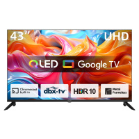 Chiq Smart Google TV 4K UHD Qled U43Qm9B2, 43