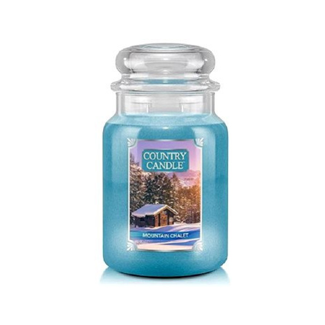 Country Candle Svíčka ve skleněné dóze, Horská chata, 680 g