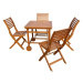 Asko a.s. PARIS - rozkládací sestava stolu včetně 4 židlí