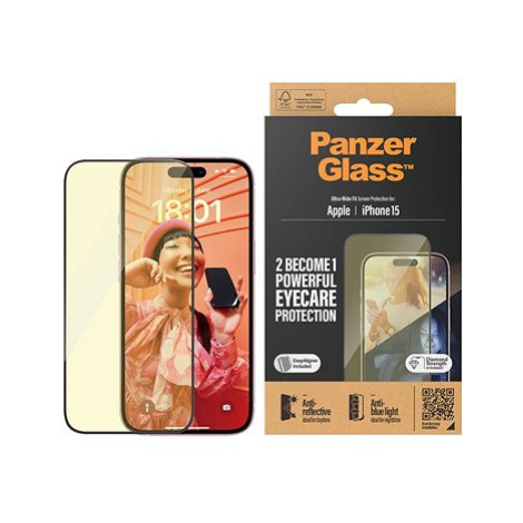 PanzerGlass Ceramic Apple iPhone 15 Pro s instalačním rámečkem