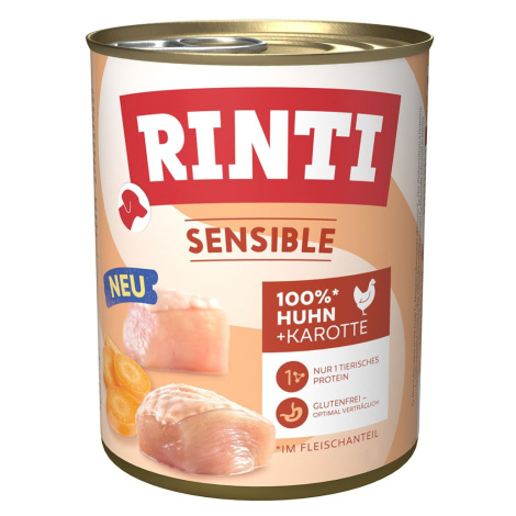 Rinti Sensible kuře s mrkví 6 × 800 g