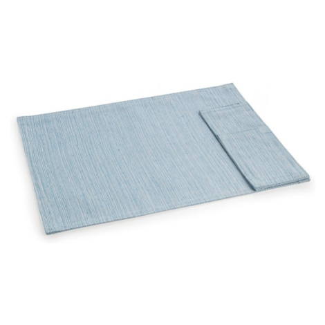 TESCOMA textilní prostírání s kapsou na příbor FLAIR LOUNGE 45x32 cm (modrá) - Tescoma