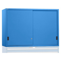 LISTA Nástavná skříň s posuvnými dveřmi, dveře z plného plechu, v x š x h 1000 x 1023 x 725 mm, 