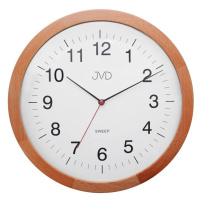 JVD NS22009.41 - Dřevěné nástěnné hodiny řízené signálem