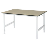 RAU Pracovní stůl, výškově přestavitelný, 760 - 1080 mm, deska z MDF, š x h 1500 x 1000 mm, svět