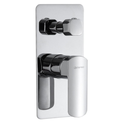 SAPHO MIXONA podomítková sprchová baterie, 2 výstupy, chrom MG042