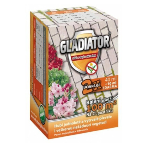 Totální herbicid Gladiator 40 ml + 10 ml ZDARMA