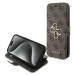 Pouzdro Guess GUBKP15L4GMGBR iPhone 15 Pro 6.1" brown book 4G Metal Logo (GUBKP15L4GMGBR)