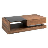 Estila Luxusní moderní konferenční stolek Vita Naturale obdélníkový hnědý 130cm