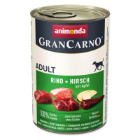 Konzerva Animonda Gran Carno hovězí + jelení + jablka 400g
