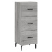 vidaXL Skříň highboard šedá sonoma 34,5 x 34 x 180 cm kompozitní dřevo