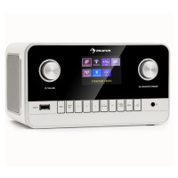 Auna Connect 100 MKII, internetové rádio, přehrávač médií, Bluetooth, DAB/DAB+, ovládání aplikac