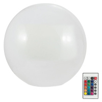 LED RGBW Solární lampa BALL LED/3,2V pr. 20 cm IP65 + dálkové ovládání