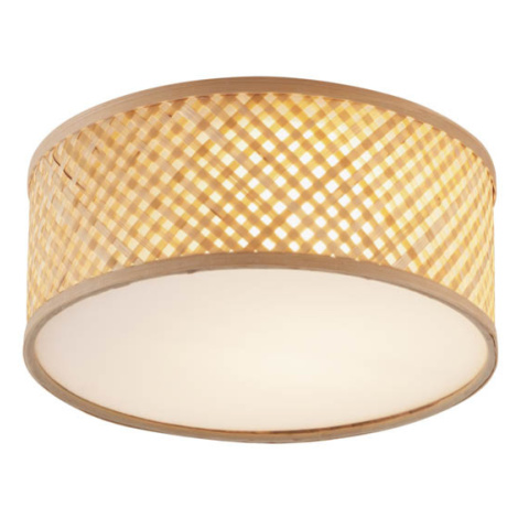 Stropní svítidlo z bambusu přírodní 30 cm - Tremmo QAZQA