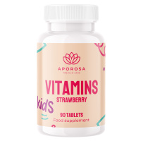 Aporosa KIDS Vitamíny - jahoda 90 ks