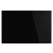 magnetoplan Designová magnetická skleněná tabule, š x v 600 x 400 mm, barva černá