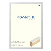 DANTIK rámeček 42 × 59,4, KASSETTE bílý plexi čiré