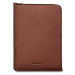 Woolnut kožené Folio pouzdro pro 13"/14" MacBook hnědé