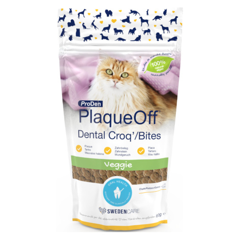 ProDen PlaqueOff Dental Croq' pro kočky - 2 x 60 g