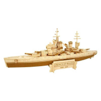 Woodcraft construction kit Woodcraft Dřevěné 3D puzzle bitevní loď Prince of Wales