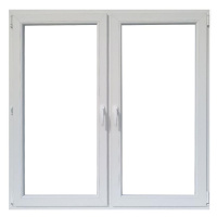 Okno dvoukřídlé 146,5x143,5cm bílá
