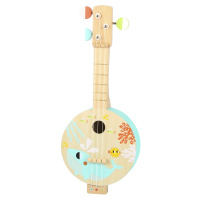 Tooky Toy Dřevěné banjo pro děti s tématem moře Tooky