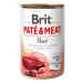 Brit Care Brit Dog Paté & Meat Beef konzerva 400g