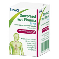 OMEPRAZOL TEVA PHARMA 20MG CPS ETD 14