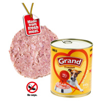 GRAND konz. pes drůbeží 850g + Množstevní sleva Sleva 15%