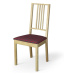 Dekoria Potah na sedák židle Börje, kostka červená/zelená, potah sedák židle Börje, Quadro, 126-