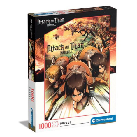 Clementoni - Puzzle 1000 Útok titanů (Attack on Titan) Sparkys