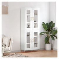 vidaXL Skříň highboard bílá 69,5 x 34 x 180 cm kompozitní dřevo