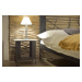 Kovová postel Valencia Rozměr: 160x200 cm, barva kovu: 5A černá zlatá patina