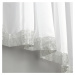 Dekorační krátká záclona se zirkony s řasící páskou MONIQUE bílá 300x120 cm nebo 400x120 cm MyBe