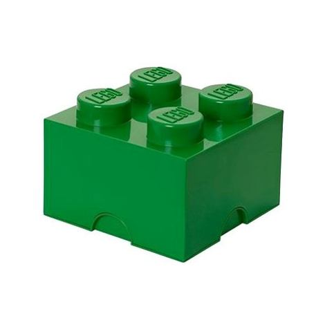 LEGO Úložný box 250 x 250 x 180 mm - tmavě- zelený
