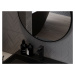 MEXEN Loft zrcadlo 55 cm, černý rám 9850-055-055-000-70