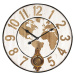 Signes Grimalt World Wall Clock Hnědá